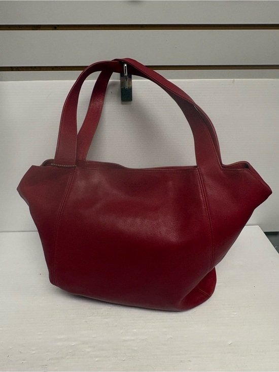 Coach Handbags - Coach Deep Red Leather Tote